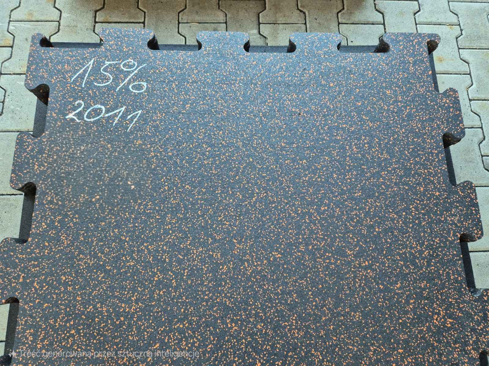 Maty gumowe PUZZEL z granulatu SBR- basen, zjeżdżalnie, piaskownice... Wolbrom - zdjęcie 4