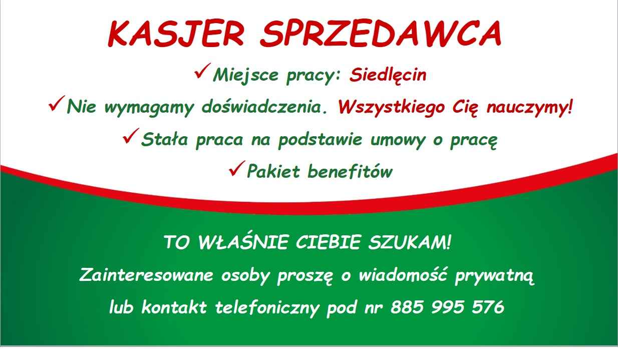 Praca w markecie, Dino Polska S.A., Siedlęcin ul. Górna (nowy market) Siedlęcin - zdjęcie 1