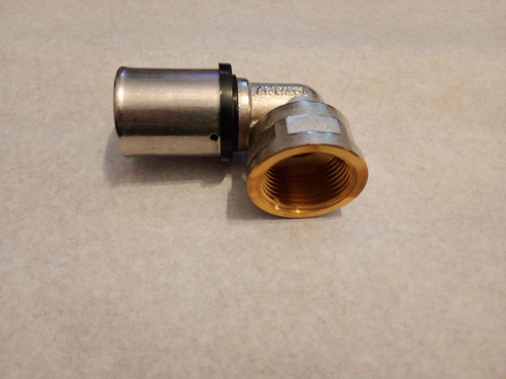 Złączka mosiężna kolano pex 25x3/4GW Pabianice - zdjęcie 1