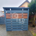 Wiata śmietnikowa 1,5x0,7m Antracyt Schowek ogrodowy na śmieci TKD202 Kalisz - zdjęcie 5