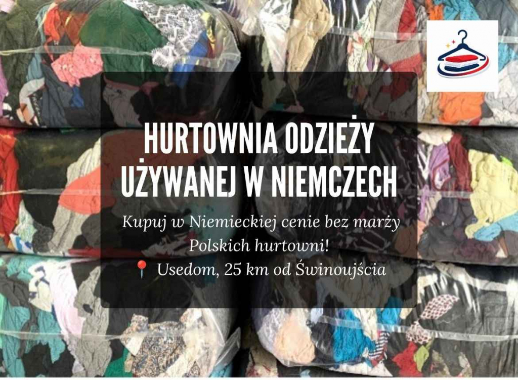 Niemiecka hurtownia odzieży używanej – sortowany Mix, blisko Polski Kołobrzeg - zdjęcie 1
