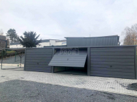 Garaż blaszany 9x6 + wiata 3x6 3x Brama uchylna spad w tył  GP162 Nowy Sącz - zdjęcie 5