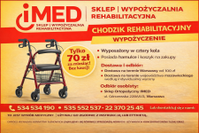 Chodzik rehabilitacyjny wynajem Warszawa IMED