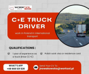 C+E DRIVER – Work in Poland! (Wrocław)