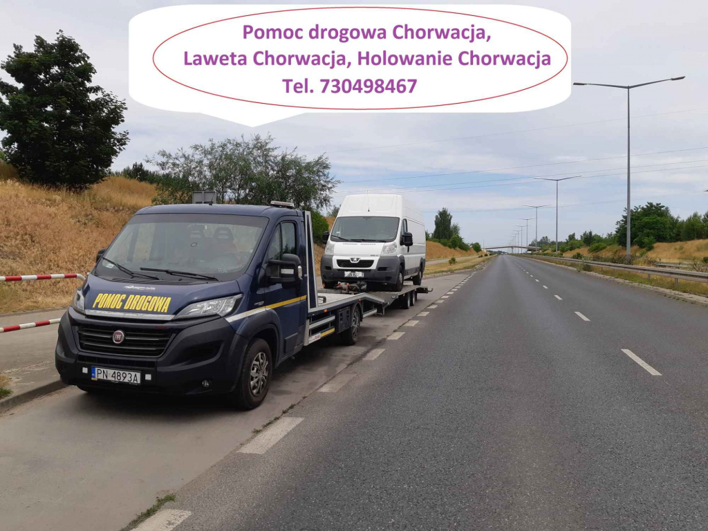 Holowanie pojazdów, pomoc drogowa Konin 24H Laweta Mikuch Konin - zdjęcie 1