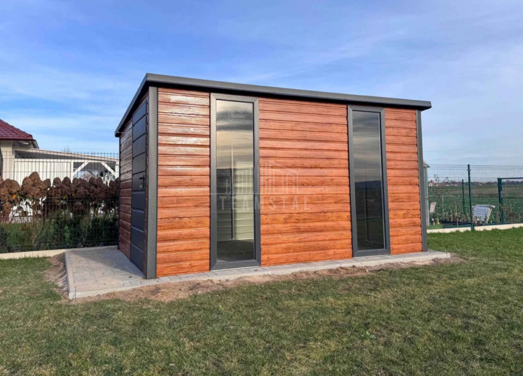 Schowek domek ogrodowy 3x2 m drzwi 2 x okno drewnopodobny dach TS1189 Dąbrowa Górnicza - zdjęcie 6