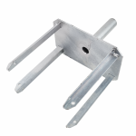 Głowica krzyżowa ocynkowana z kątownikiem 20 cm Zamość - zdjęcie 2