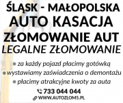 Złomowanie aut -  legalna kasacja pojazdów! Małopolska i Śląskie Chrzanów - zdjęcie 1
