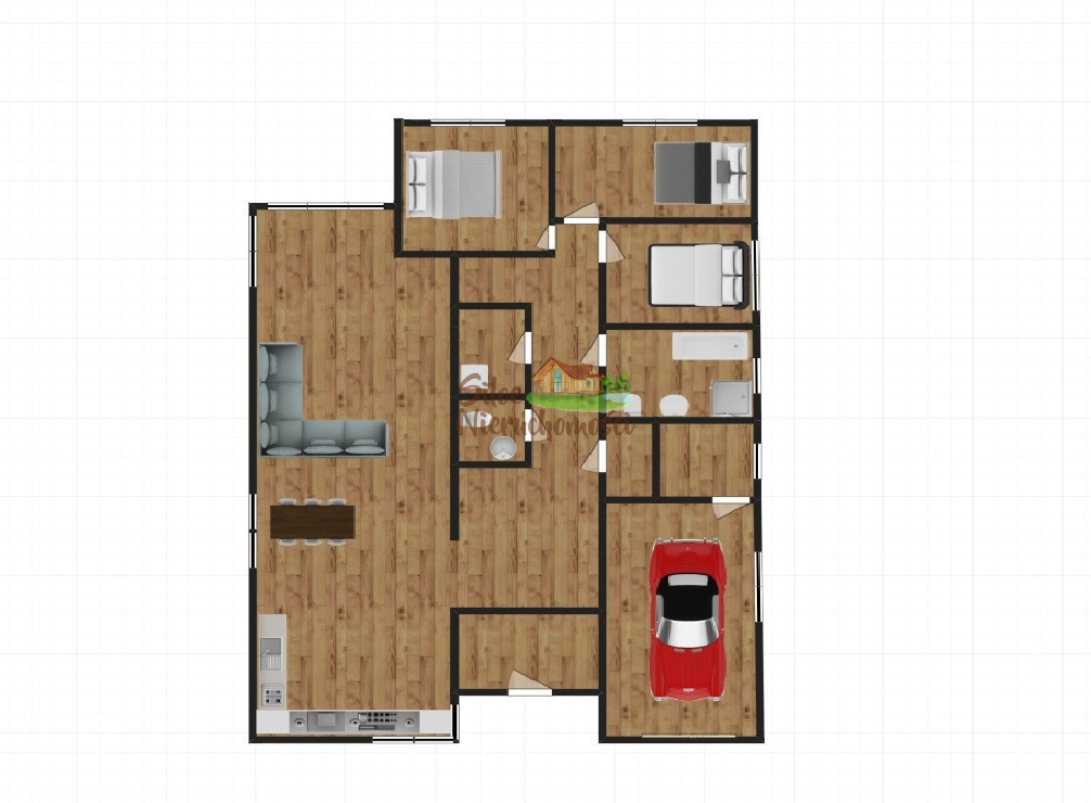 Rozpoczęta budowa domu 141 m2 4 pokoje, Kotla - zdjęcie 7