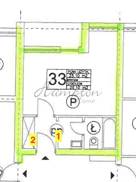 1 pokojowe mieszkanie przy Polu Mokotowskim Mokotów - zdjęcie 11