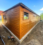 Garaż blaszany 16x5 m - 4x brama uchylna - 3x okno - 2x drzwi  TS1326 Jastrowie - zdjęcie 6