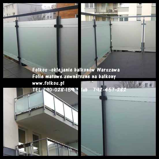 Oklejamy balkony Warszawa Jutrzenki, Prystora, Al Jerozolimskie, Gróje Ochota - zdjęcie 12