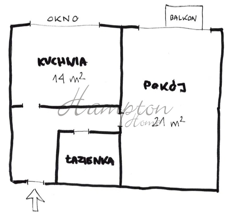 Kawalerka | 42,7 m2 | Kamienica | Solec Warszawa - zdjęcie 11