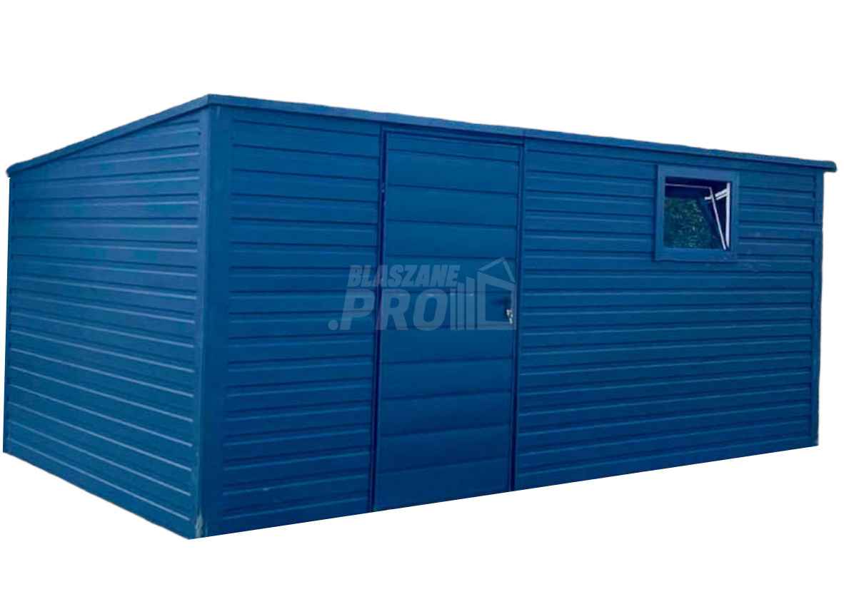 SCHOWEK - DOMEK OGRODOWY 4,5m x 3m spad w tył - drzwi - okno  GP215 Żnin - zdjęcie 1