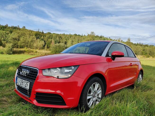 Audi A1 1.6 TDI czerwone trzy drzwiowe Jelenia Góra - zdjęcie 4