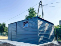 SCHOWEK - DOMEK OGRODOWY 4,5m x 3m spad w tył - drzwi - okno  GP215 Żnin - zdjęcie 5