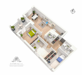 Apartament 4 pok. 97,58 z loggią/Os. Powstańców Śl. obok Sky Tower Wrocław - zdjęcie 3