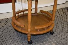 barek - stolik dębowy na kółkach - super stan Olsztyn - zdjęcie 3