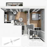 PROMOCJA/Mieszkanie 2pok. o pow 40,47m2 z balkonem/ Krzyki Wrocław Krzyki - zdjęcie 9