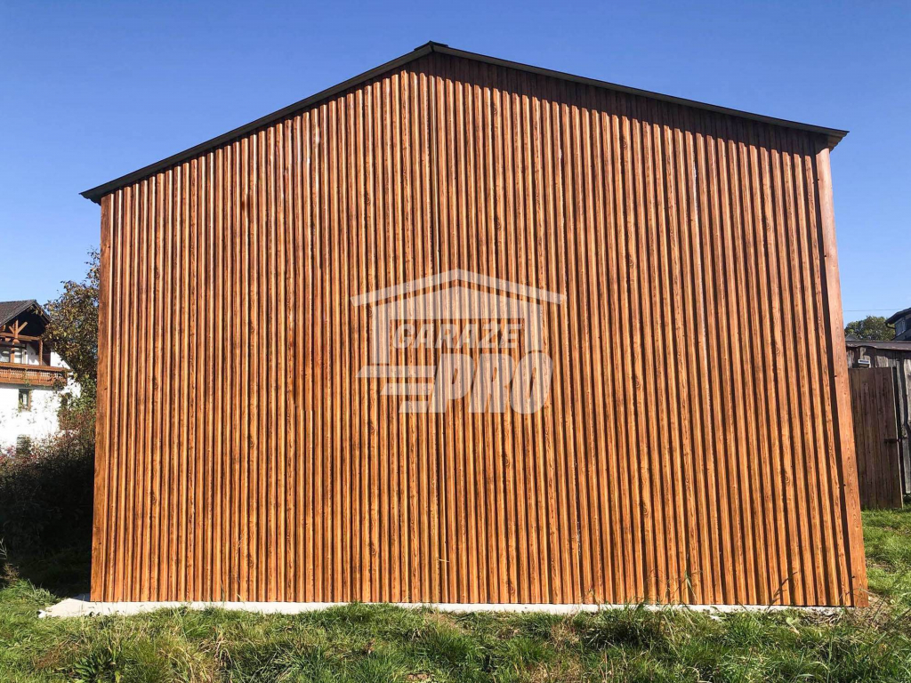 Garaż blaszany 5x9 Brama  drewnopodobny  Dach dwuspadowy GP127 Włocławek - zdjęcie 5