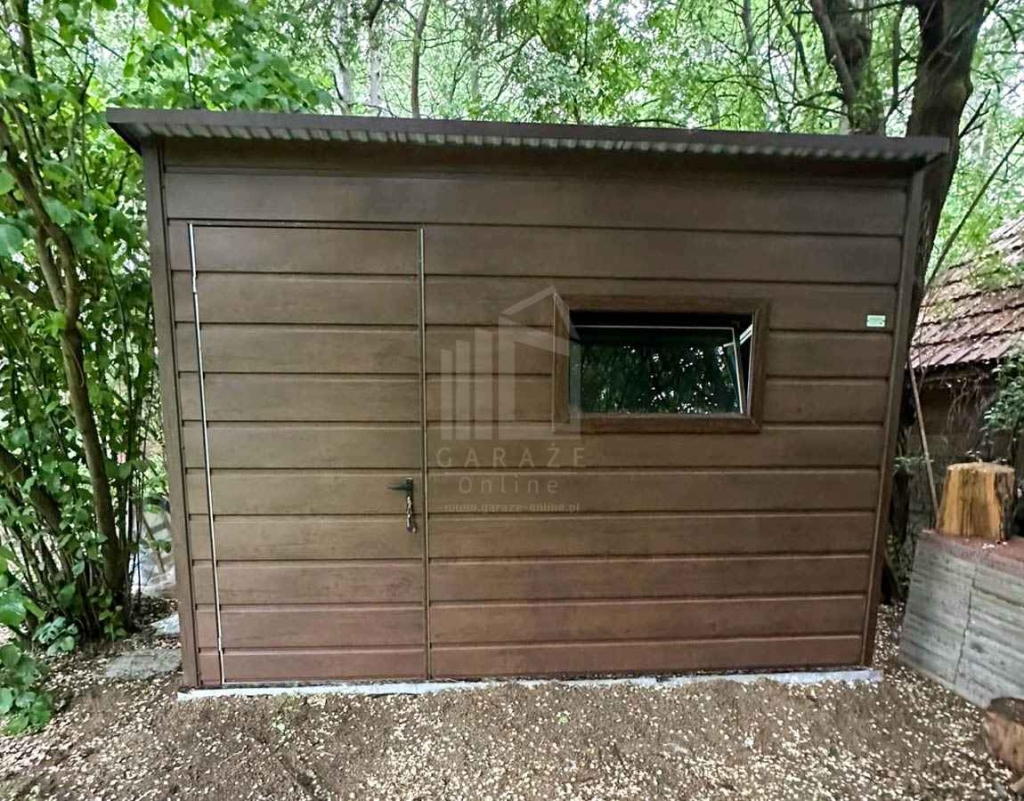 Schowek - Domek ogrodowy 3x3 m - drzwi - okno dach ID1268 Toruń - zdjęcie 3