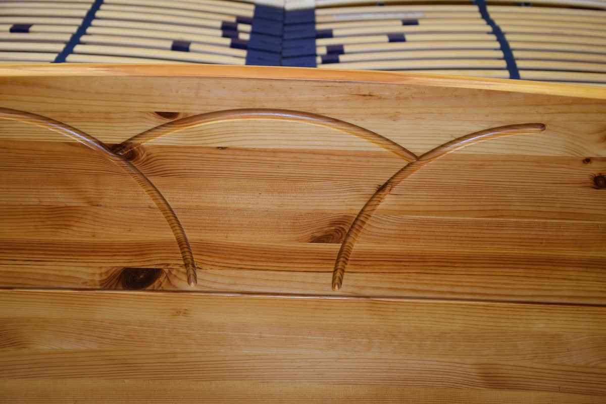 łóżko z drewna sosnowego z nowymi materacami Olsztyn - zdjęcie 7