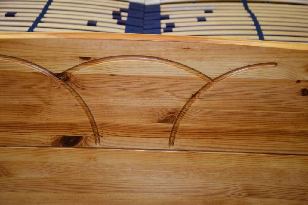 łóżko z drewna sosnowego z nowymi materacami Olsztyn - zdjęcie 7