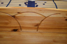 łóżko z drewna sosnowego z nowymi materacami Olsztyn - zdjęcie 7