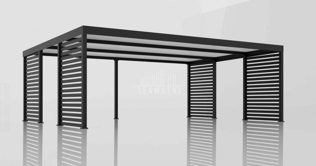 CarPort PREMIUM - wiata samochodowa 7x5  dodatkowa zabudowa TS1110 Czersk - zdjęcie 2