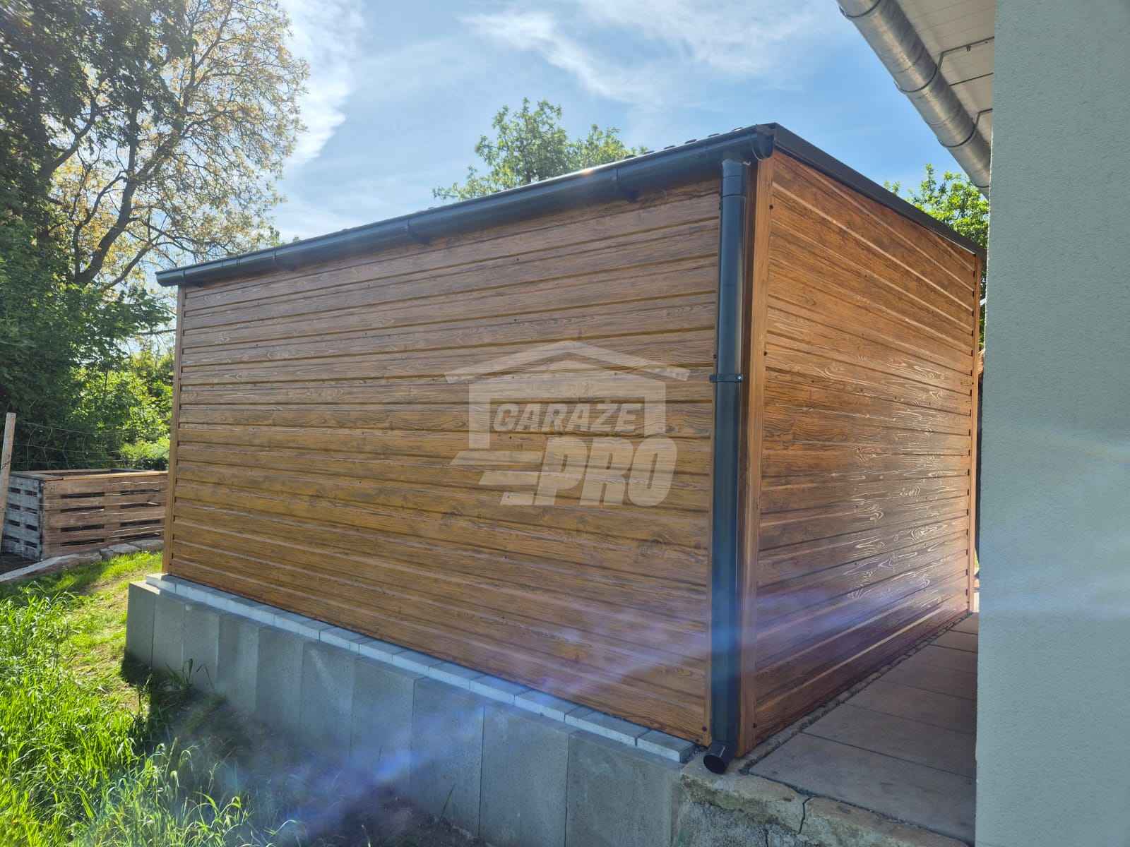 Schowek - Domek Ogrodowy 4x2,5m - drzwi okno  dach  rynna GP612 Elbląg - zdjęcie 4