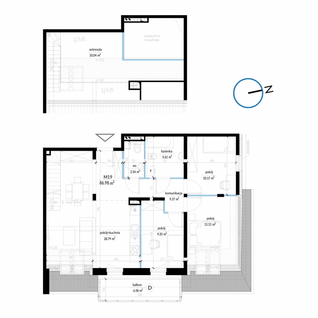 4 pokojowe mieszkanie z balkonem Wrocław - zdjęcie 4