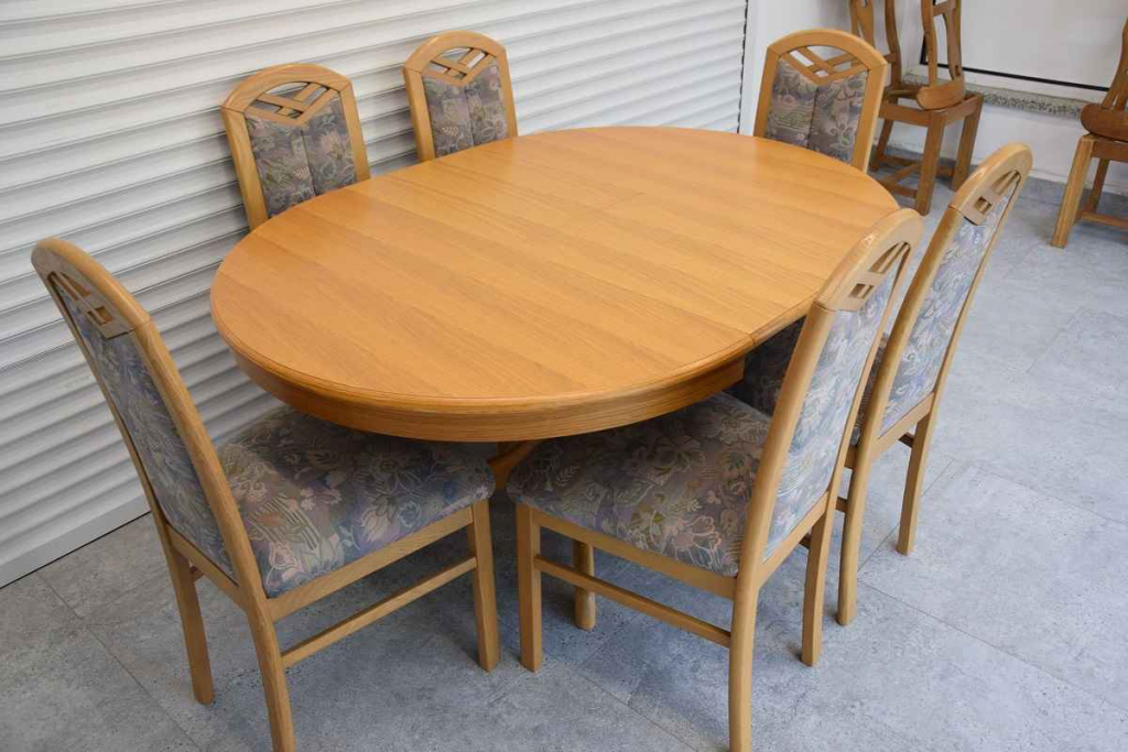 stół rozkładany i 6 krzeseł - komplet jak nowy Olsztyn - zdjęcie 5