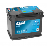 Akumulator 60Ah 680A EXIDE AGM START/STOP EK600