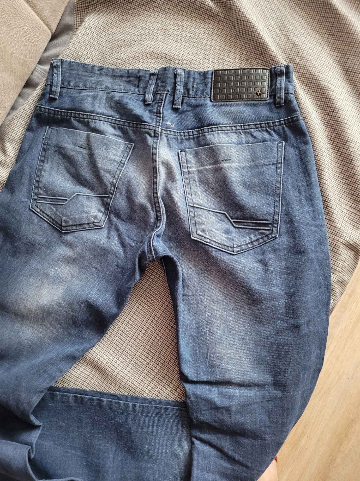 Spodnie jeans granatowe Siemianowice Śląskie - zdjęcie 3