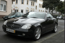 Mercedes SLK 200, czarny, cena 25 000 Bytom - zdjęcie 2