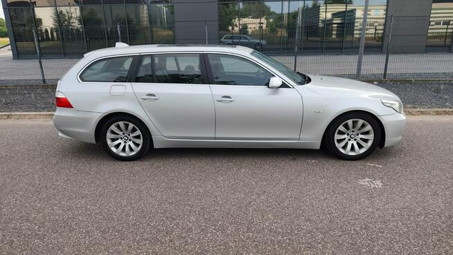 BMW Seria 5 E61 3.0 Diesel 197 KM | M57 | Automat | Hak 2000 kg OKAZJA Pabianice - zdjęcie 4