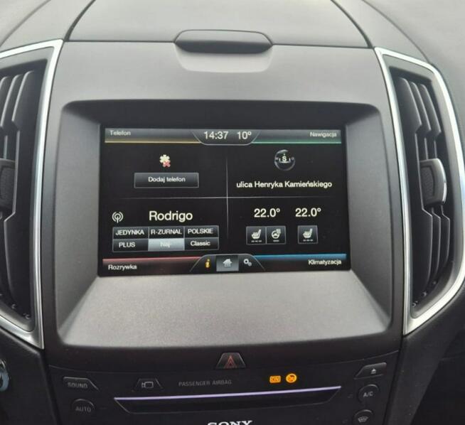 Ford EDGE Polski Salon 1wł  Bezwypadkowy Rok Gwarancji Kraków - zdjęcie 11