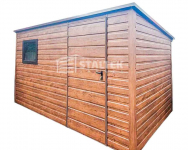 Schowek - Domek Ogrodowy 3,5x2m Drzwi - Okno Drewnopodobny Dach ST142