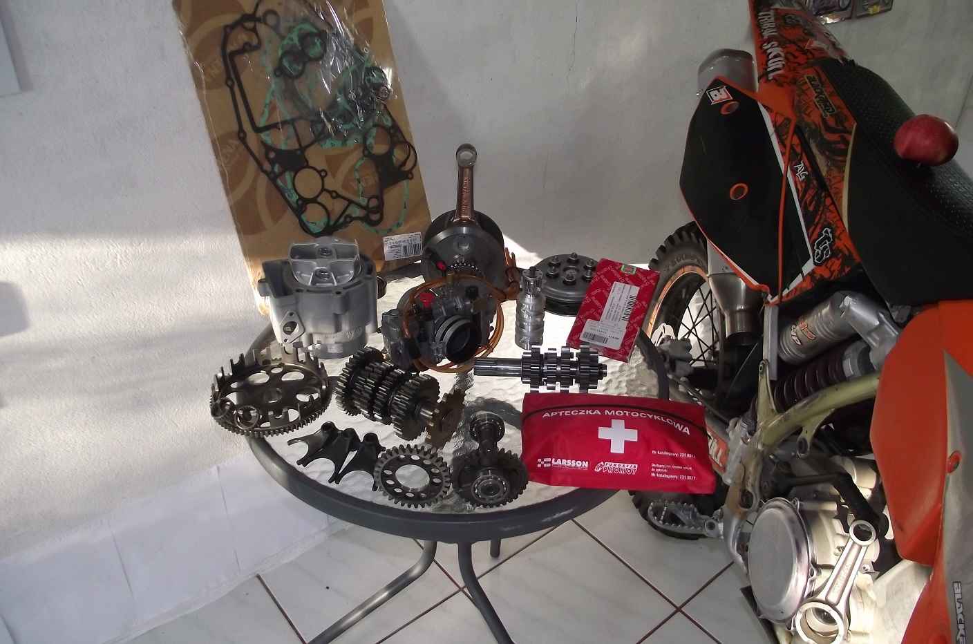 KTM 525 / 450 kompletna skrzynia 6 biegow nowa Gniezno - zdjęcie 2