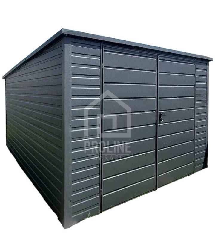 Schowek domek ogrodowy 3,5x4,5m brama dwuskrzydłowa spad w tył  PLG149 Toruń - zdjęcie 1