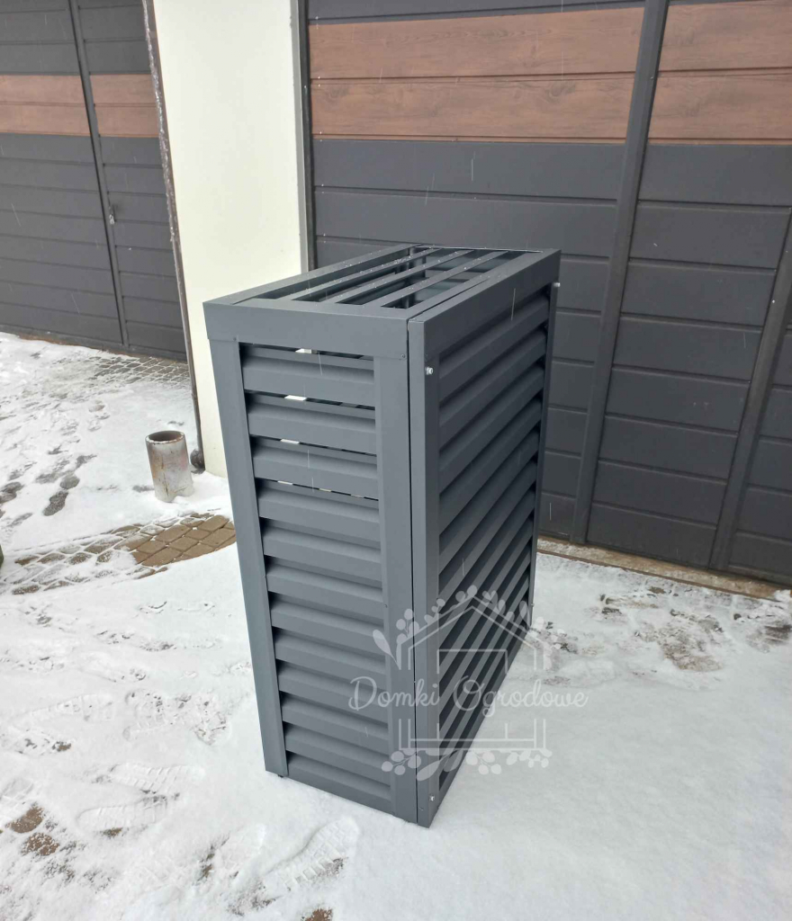 Osłona pompy ciepła 90x40x140 cm antracyt ID480 Nowy Dwór Mazowiecki - zdjęcie 9