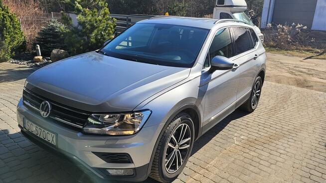 VW Tiguan AllSpace 2.0 TSI 4X4 DSG KAMERA SKÓRY TEMPOMAT ASO Górna - zdjęcie 1