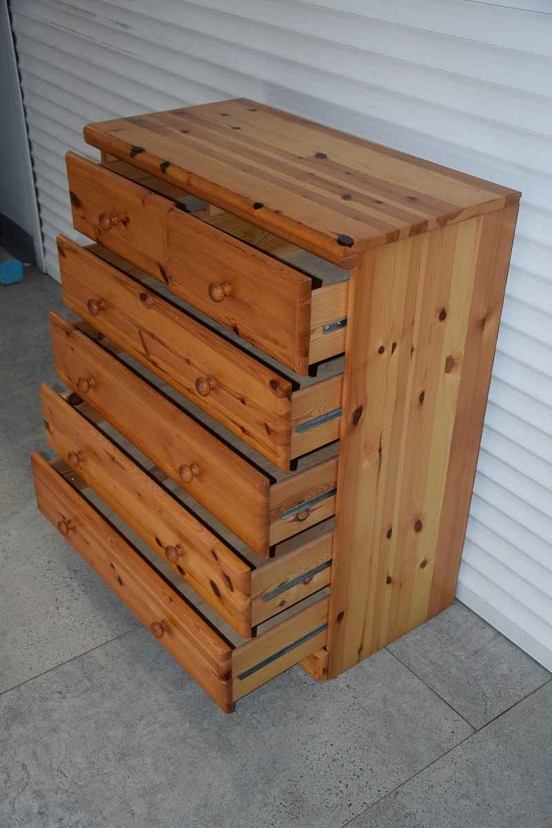 komoda z szufladami z drewna sosnowego Olsztyn - zdjęcie 5