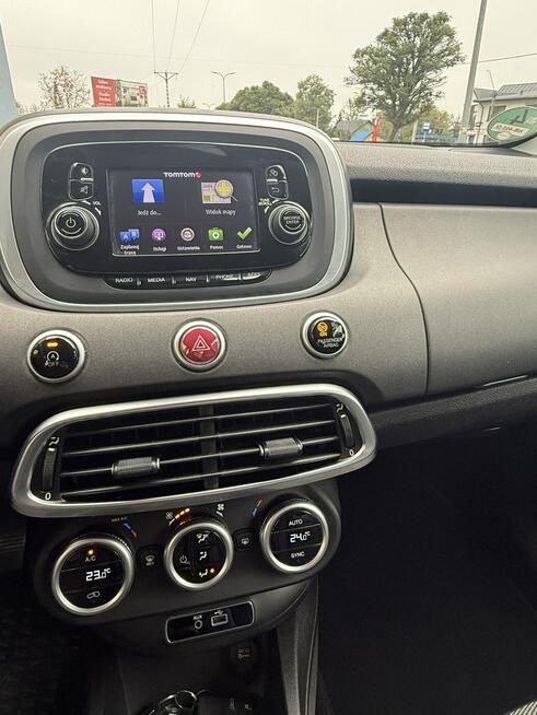 Fiat 500X 1.4T 2017r Climatronic Nawigacja Alufelgi Serwis Key Less Go Sokołów Podlaski - zdjęcie 7