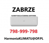 KLIMATYZACJA ZABRZE HARMONIA KLIMATU ŚCIENNA SUFITOWA ANDE HAIER
