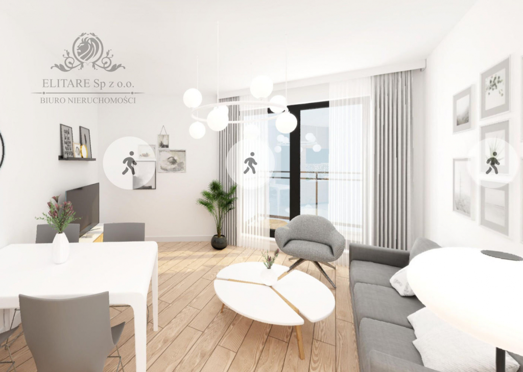 Piękne mieszkanie 2pok. o pow 38,20m2 z balkonem/ Partynice Braterska Wrocław - zdjęcie 4