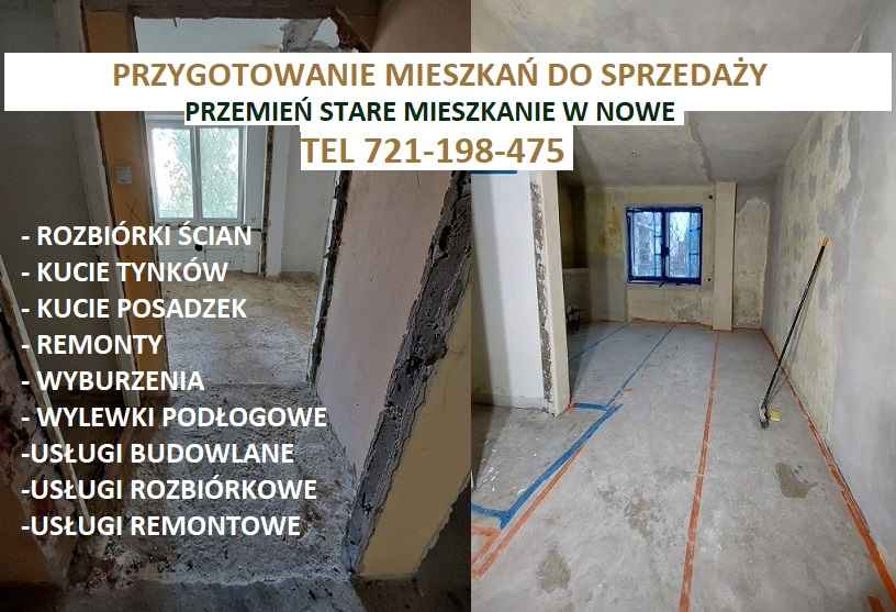 Przygotowanie mieszkań do sprzedaży - Remonty / Rozbiórki i wyburzenia Bemowo - zdjęcie 1