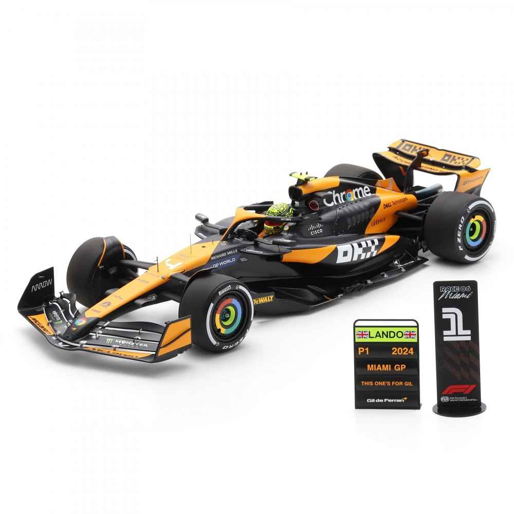 Spark McLaren MCL38 w. Pit Boards - 1st 2024 Miami (MEGATRONTOYS) Probostwo Dolne - zdjęcie 1