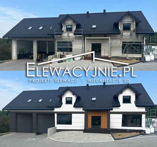 Wizualizacje elewacji - zobacz efekt zanim powstanie Rembertów - zdjęcie 1