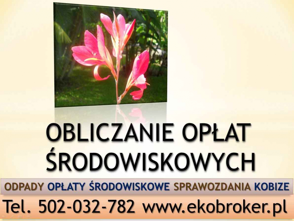 Obliczenie opłat środowiskowych, tel 502-032-782, opłaty za środowisko Psie Pole - zdjęcie 5